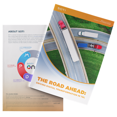 latest report cover image for The Road Ahead: Driving Digital transformation in T&L